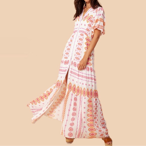 Hale Bob Hania Button Maxi Dress - Picture 1 of 2